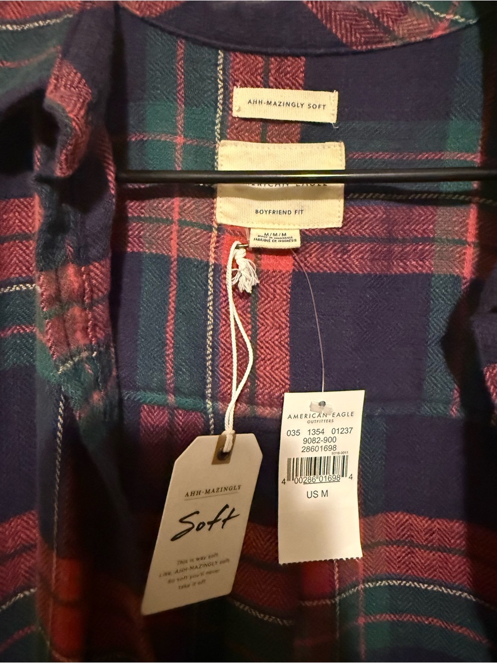 Plaid Button Up - Picture 2 of 3